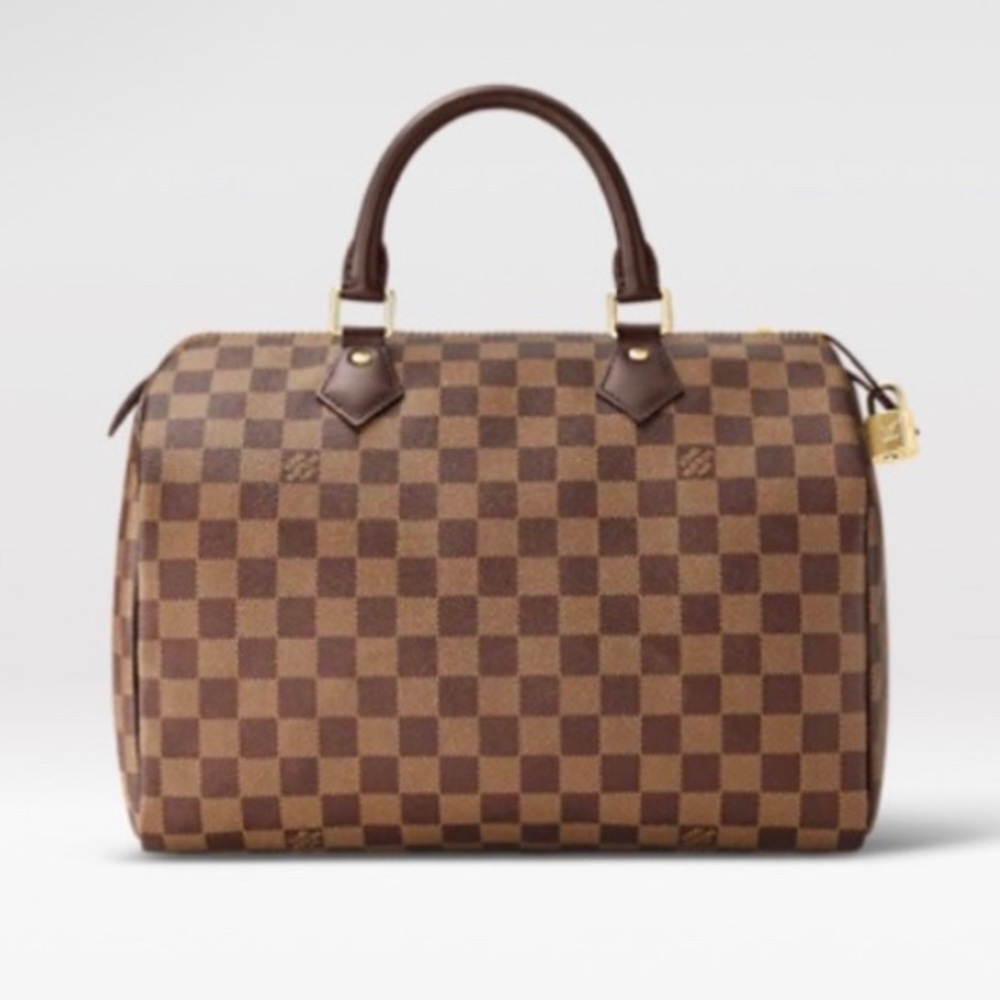 Authentic Louis Vuitton Damier Ebene Speedy 30 - Picture 1 of 12